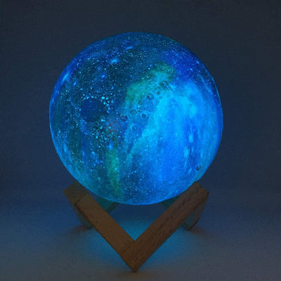 Galaxy Moon Lamp Night Light 16 Colors Touch Remote Control