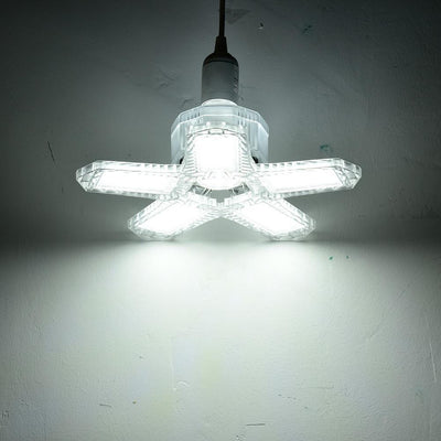 Foldable Garage Light With Five Adjustable Bright Panels