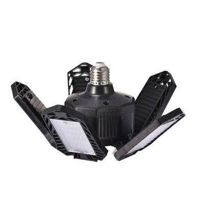 Foldable Garage Light With Five Adjustable Bright Panels