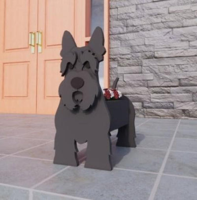 Dog Garden Pot Decorative Outdoor Flower Planter For Yard