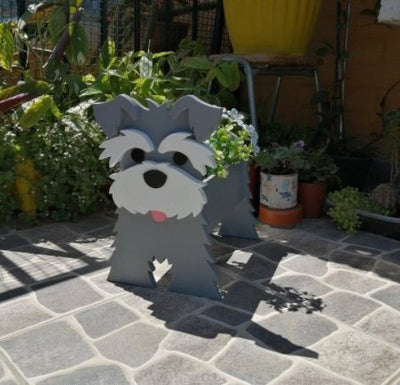 Dog Garden Pot Decorative Outdoor Flower Planter For Yard