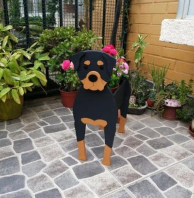 Dog Garden Pot Decorative Outdoor Flower Planter For Yard