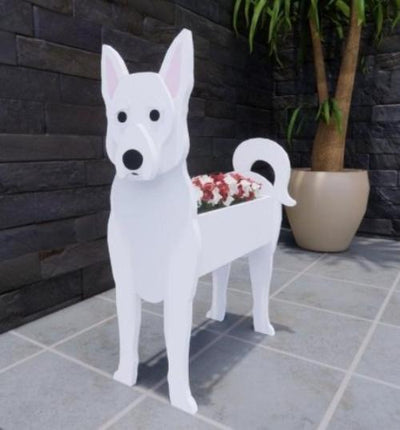 Dog Garden Pot Decorative Outdoor Flower Planter For Yard
