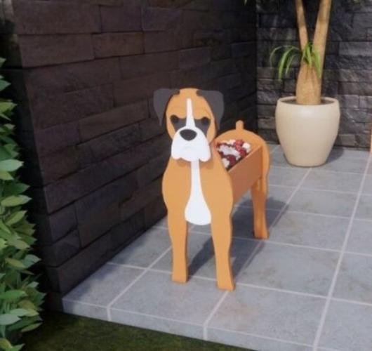 Dog Garden Pot Decorative Outdoor Flower Planter For Yard