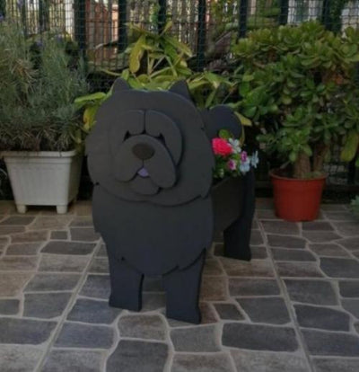 Dog Garden Pot Decorative Outdoor Flower Planter For Yard