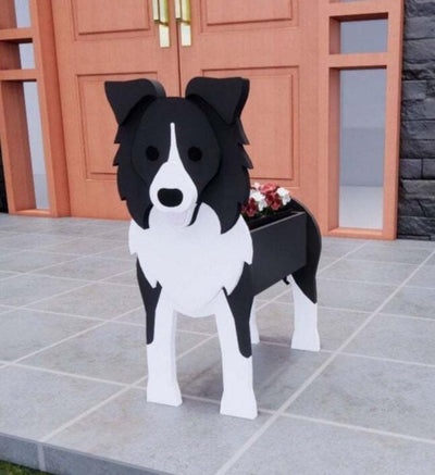 Dog Garden Pot Decorative Outdoor Flower Planter For Yard