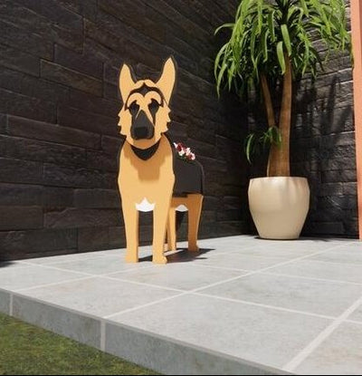 Dog Garden Pot Decorative Outdoor Flower Planter For Yard