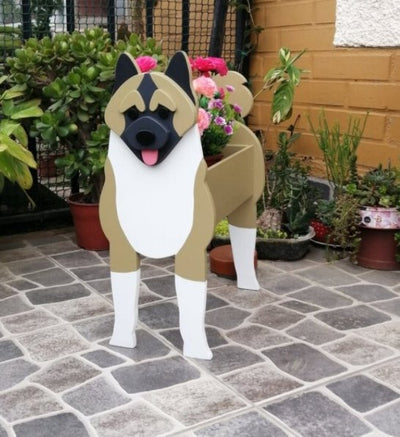 Dog Garden Pot Decorative Outdoor Flower Planter For Yard