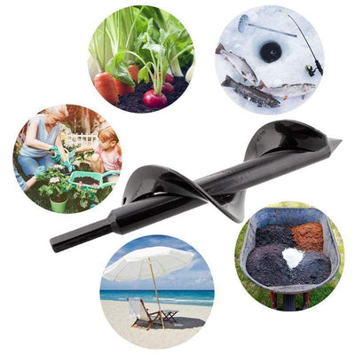 Garden Auger Drill Bit Spiral Spiral Drill For Easy Planting