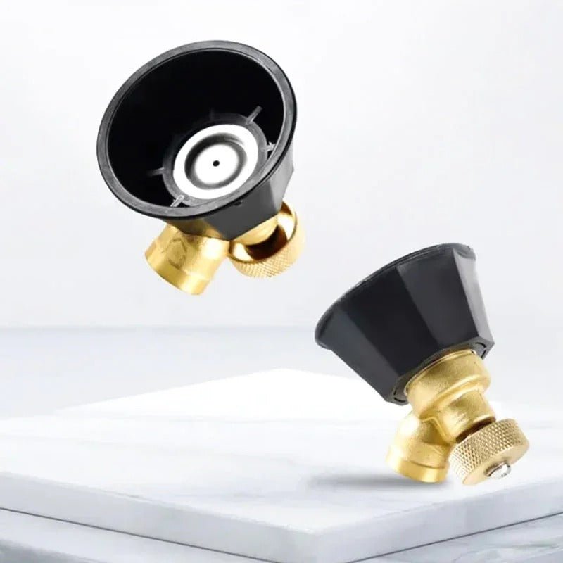 Garden Hose Nozzle Sprayer Adjustable Copper Water Outlet For Gardening