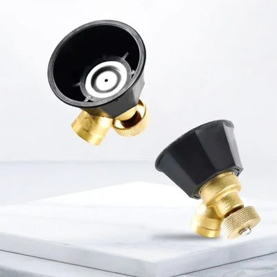 Garden Hose Nozzle Sprayer Adjustable Copper Water Outlet For Gardening