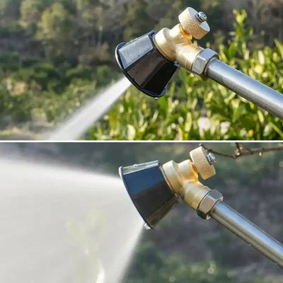 Garden Hose Nozzle Sprayer Adjustable Copper Water Outlet For Gardening