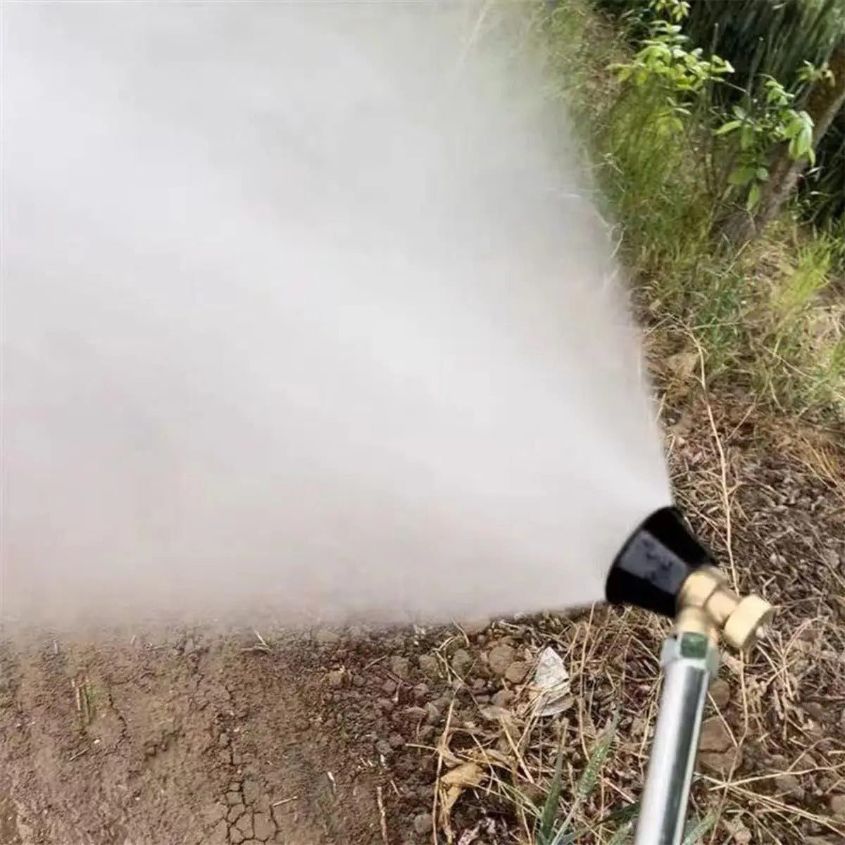 Garden Hose Nozzle Sprayer Adjustable Copper Water Outlet For Gardening