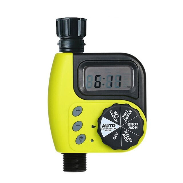 Garden Irrigation Timer With Automatic Watering Sprinkler System