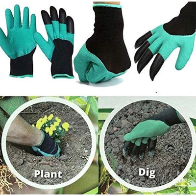 Gardening Gloves With Claw Tools For Easy Digging And Planting