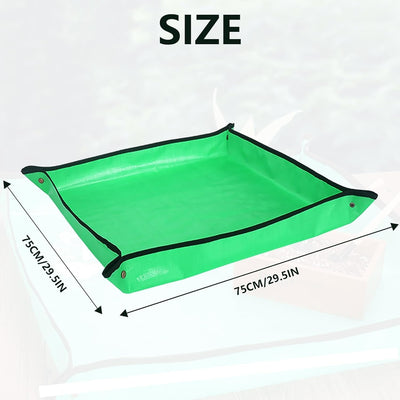 Gardening Work Mat For Indoor Repotting And Potting Soil Control