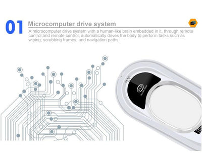 Robot Window Cleaner Automatic Glass Cleaning Device For Home