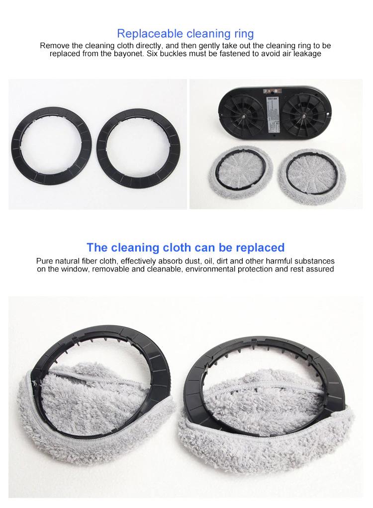Robot Window Cleaner Automatic Glass Cleaning Device For Home