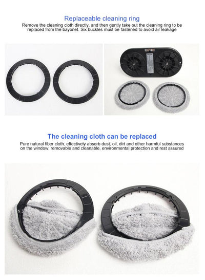 Robot Window Cleaner Automatic Glass Cleaning Device For Home
