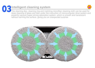 Robot Window Cleaner Automatic Glass Cleaning Device For Home