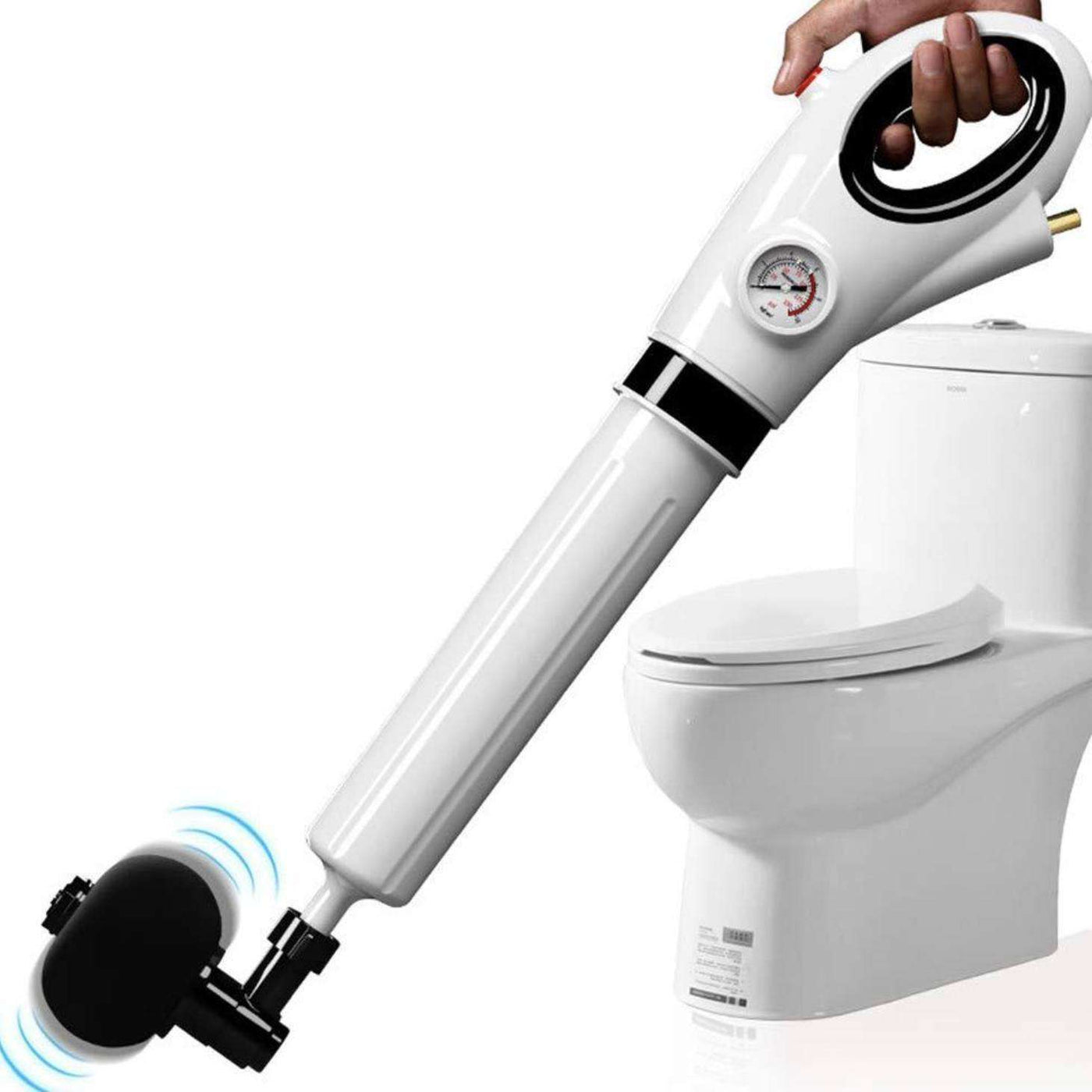 Air Plunger For Toilet Unclogging And Drain Cleaning Tool