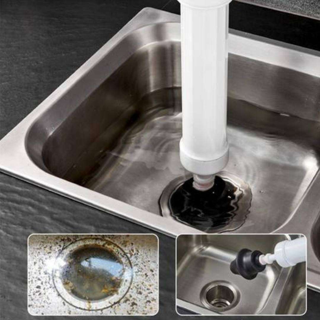 Air Plunger For Toilet Unclogging And Drain Cleaning Tool