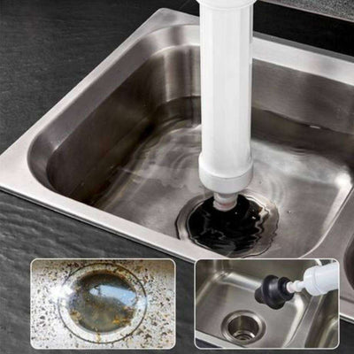 Air Plunger For Toilet Unclogging And Drain Cleaning Tool