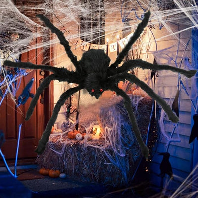 Giant Halloween Spider Decoration Realistic Scary Indoor Outdoor Decor