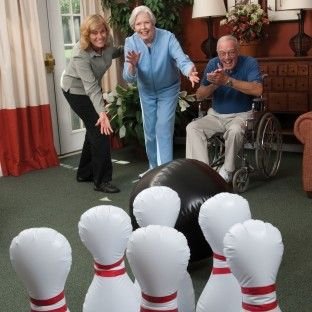 Giant Inflatable Bowling Set Fun Outdoor Yard Game For All Ages
