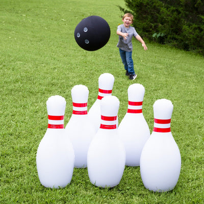 Giant Inflatable Bowling Set Fun Outdoor Yard Game For All Ages