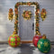 Giant Inflatable Christmas Ornament 24 Inch Outdoor Holiday Decor Ball