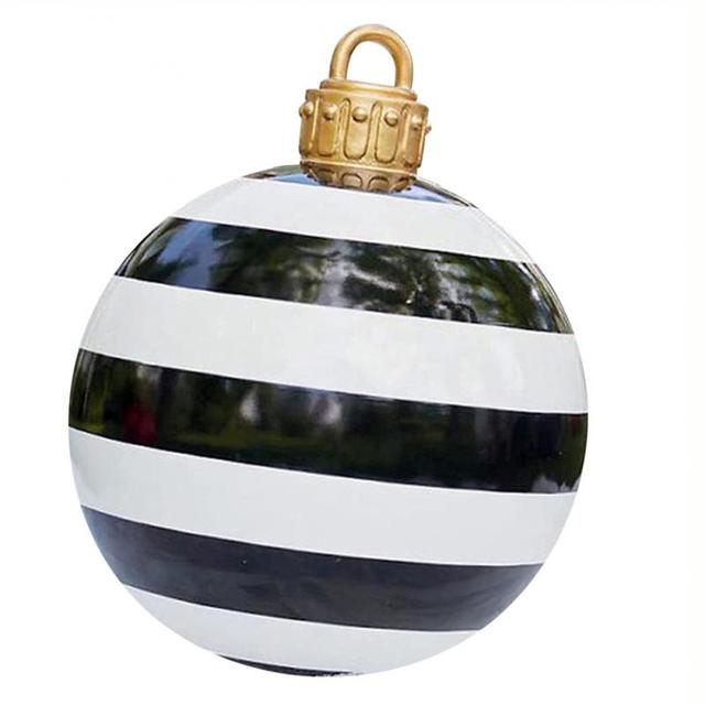 Giant Inflatable Christmas Ornament 24 Inch Outdoor Holiday Decor Ball