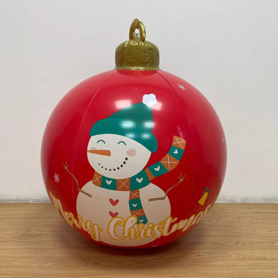 Giant Inflatable Christmas Ornament Outdoor Holiday Decoration Ball