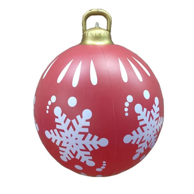 Giant Inflatable Christmas Ornament Outdoor Holiday Decoration Ball