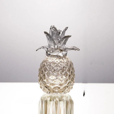 Glass Pineapple Figurine Elegant Glass Art Décor For Home And Gifts
