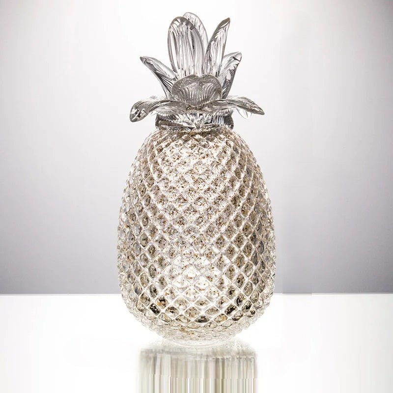 Glass Pineapple Figurine Elegant Glass Art Décor For Home And Gifts