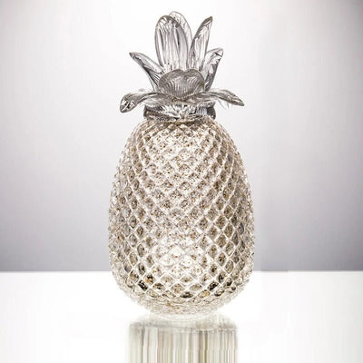 Glass Pineapple Figurine Elegant Glass Art Décor For Home And Gifts