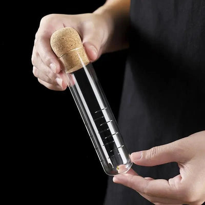 Glass Test Tube Tea Infuser Reusable Loose Leaf Tea Strainer