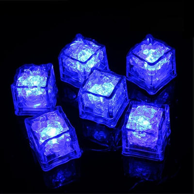 Glowing LED Ice Cubes Fast Flash Water Toys For Vibrant Parties