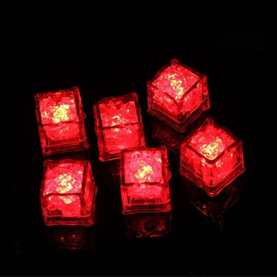 Glowing LED Ice Cubes Fast Flash Water Toys For Vibrant Parties