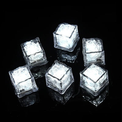 Glowing LED Ice Cubes Fast Flash Water Toys For Vibrant Parties