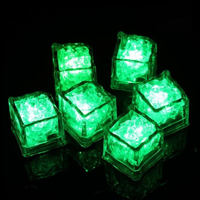 Glowing LED Ice Cubes Fast Flash Water Toys For Vibrant Parties