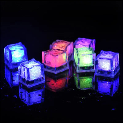 Glowing LED Ice Cubes Fast Flash Water Toys For Vibrant Parties