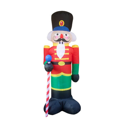 LED Inflatable Christmas Tree With Elf Outdoor Festive Decoration