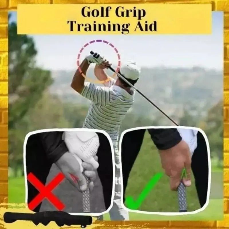 Golf Grip Training Aid Practice Tool For Improved Swing Control