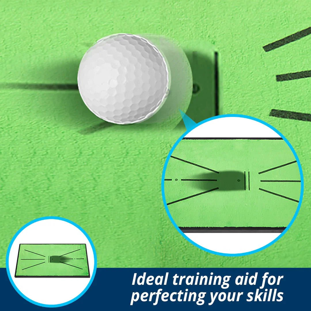 Golf Training Mat With Swing Detection And Divot For Indoor Outdoor Use