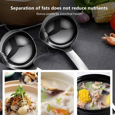 Grease And Oil Filter Spoon For Home Kitchen Cooking Separator