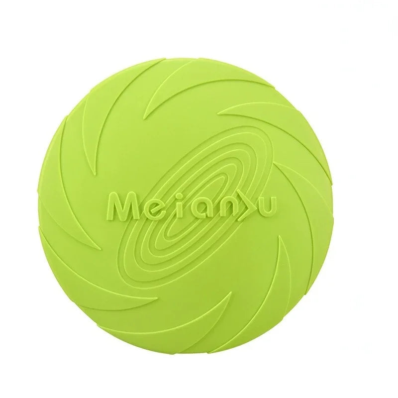 Silicone Dog Frisbee Interactive Flying Disc For Puppy Training Outdoor Play