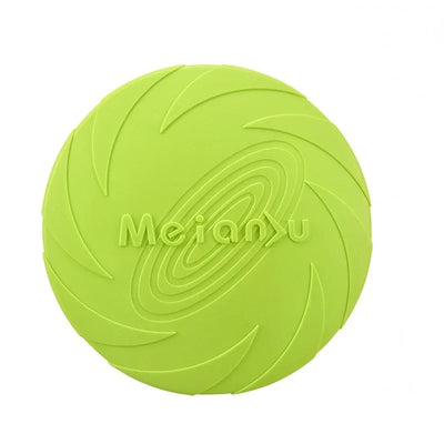 Silicone Dog Frisbee Interactive Flying Disc For Puppy Training Outdoor Play