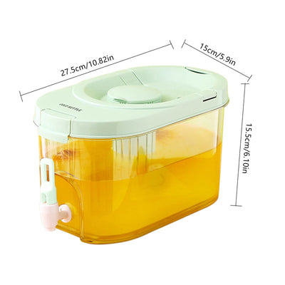 Cold Beverage Dispenser Jug Large Refrigerator Kettle With Faucet